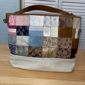 Coach Vintage Patchwork Hobo Purse.